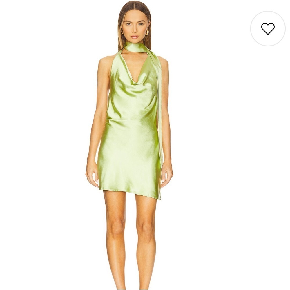 SNDYS Rosanna Mini Dress in Lime
